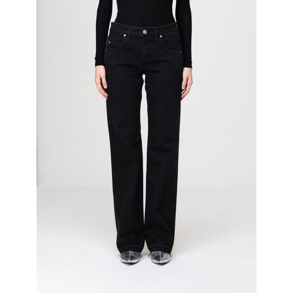 Isabel Marant Women Cotton Denim Straight Jeans Isabel Marant